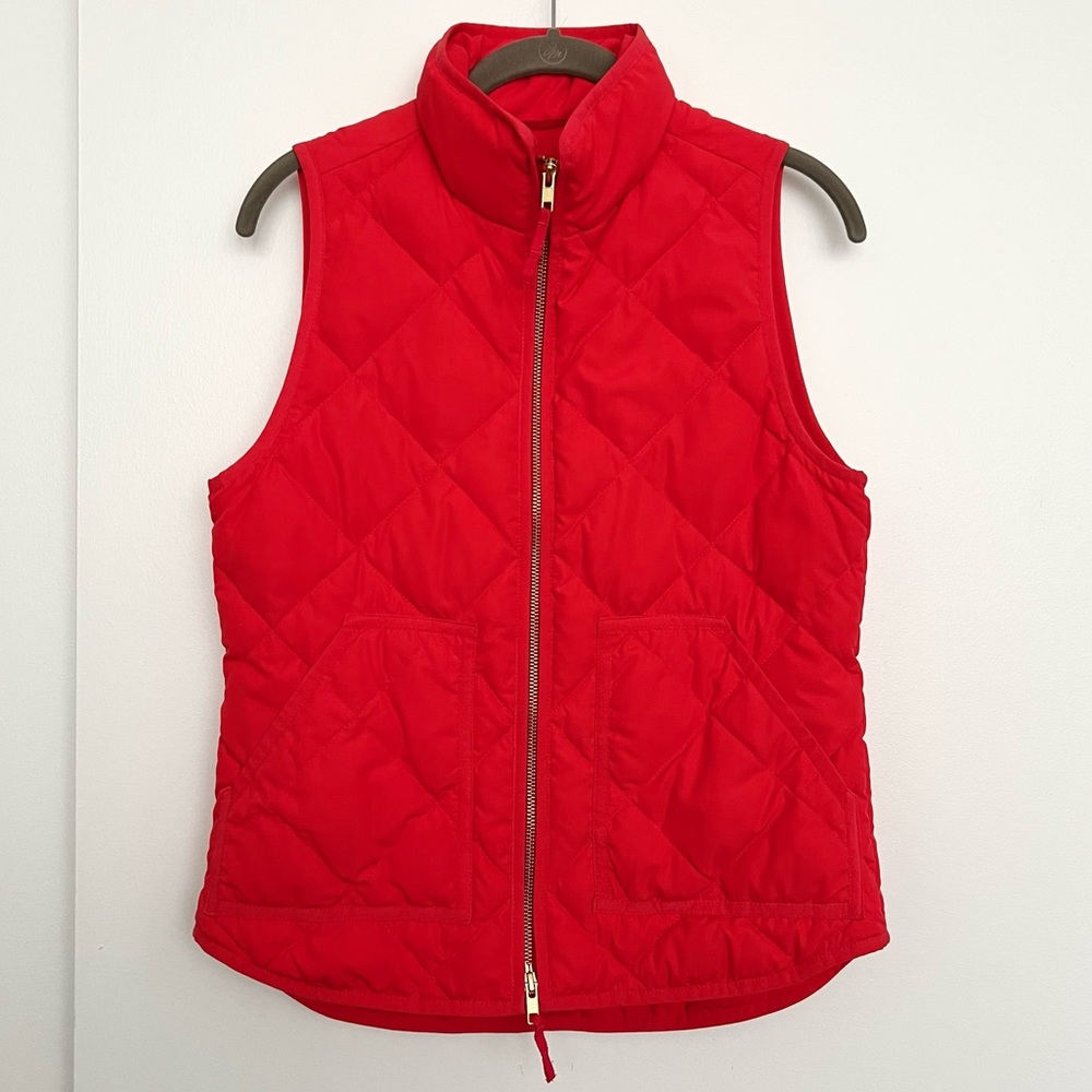 SOLD - J.Crew Factory Excursion Vest - red XS